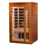 Golden Designs Dynamic "Barcelona Elite" 1 - 2 Person Ultra Low EMF FAR Infrared Sauna - The Sauna Solution LLC