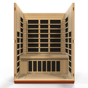 Golden Designs Dynamic "Bellagio" 3 - Person Low EMF FAR Infrared Sauna - The Sauna Solution LLC