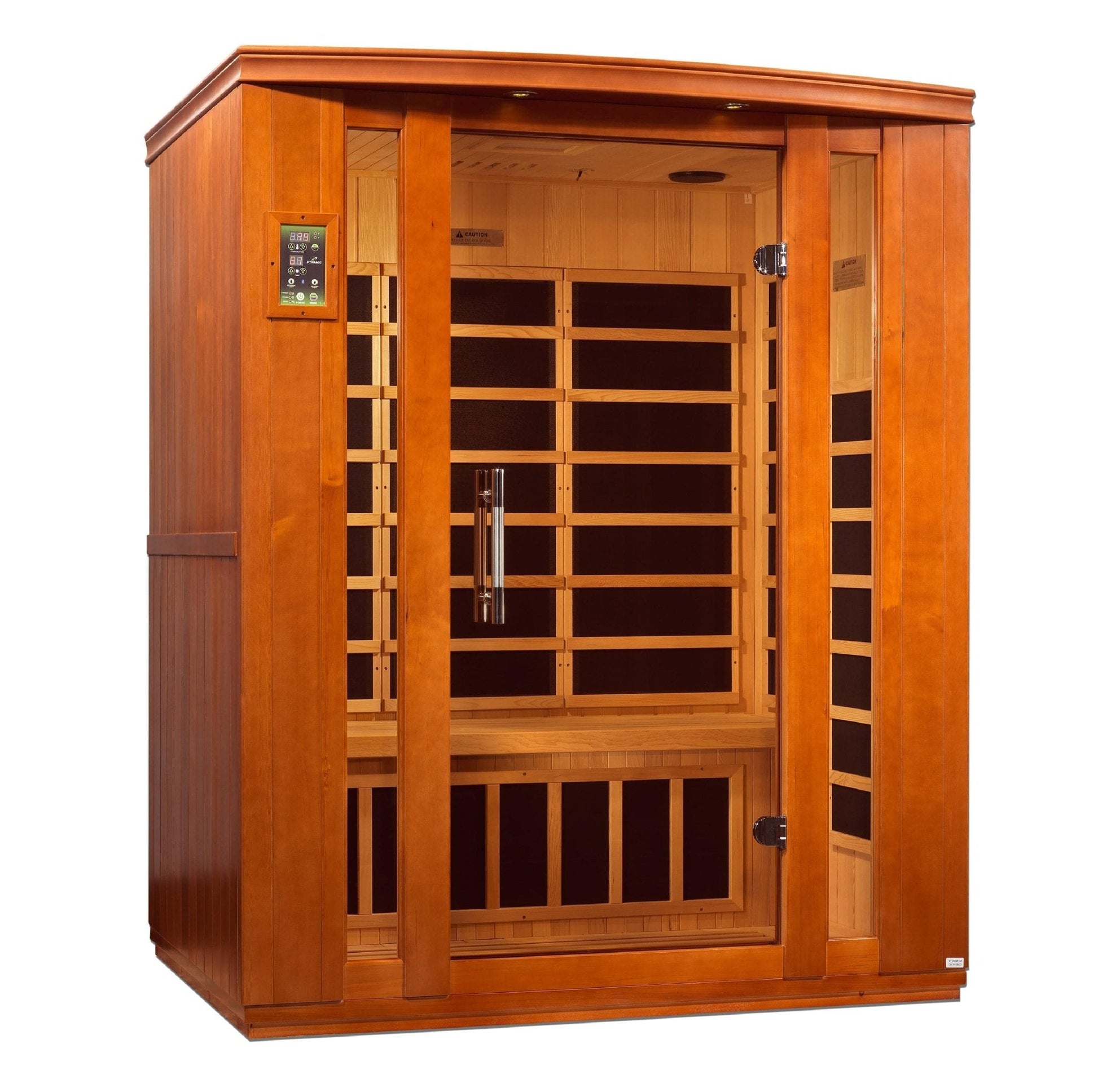 Golden Designs Dynamic "Bellagio" 3 - Person Low EMF FAR Infrared Sauna - The Sauna Solution