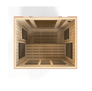 Golden Designs Dynamic "Bellagio" 3 - Person Low EMF FAR Infrared Sauna - The Sauna Solution LLC