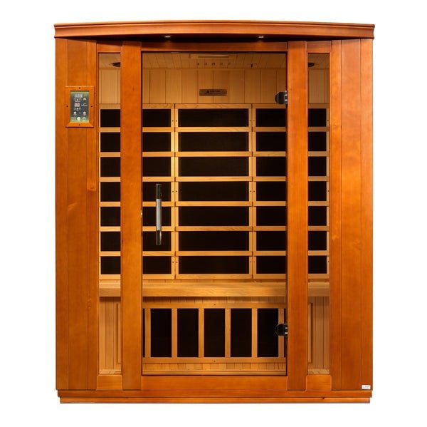 Golden Designs Dynamic "Bellagio" 3 - Person Low EMF FAR Infrared Sauna - The Sauna Solution