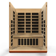 Golden Designs Dynamic "Bellagio" 3 - Person Low EMF FAR Infrared Sauna - The Sauna Solution LLC