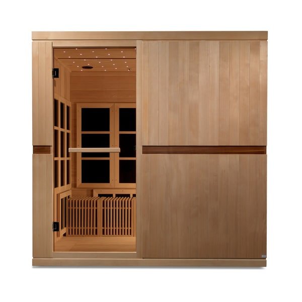 Golden Designs Dynamic "Catalonia" 8 - Person Near Zero EMF Wheel Chair Sauna - The Sauna Solution LLC