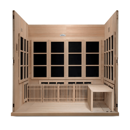 Golden Designs Dynamic "Catalonia" 8 - Person Near Zero EMF Wheel Chair Sauna - The Sauna Solution LLC
