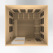 Golden Designs Dynamic "Catalonia" 8 - Person Near Zero EMF Wheel Chair Sauna - The Sauna Solution LLC