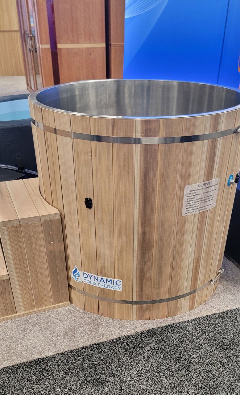 Golden Designs Dynamic Cold Therapy Barrel 304 Stainless Steel Cold Plunge (TUB ONLY) - The Sauna Solution LLC