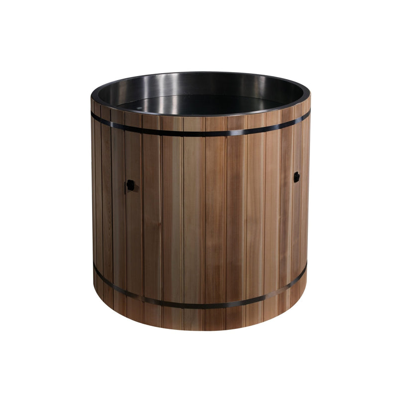 Golden Designs Dynamic Cold Therapy Barrel 304 Stainless Steel Cold Plunge (TUB ONLY) - The Sauna Solution LLC
