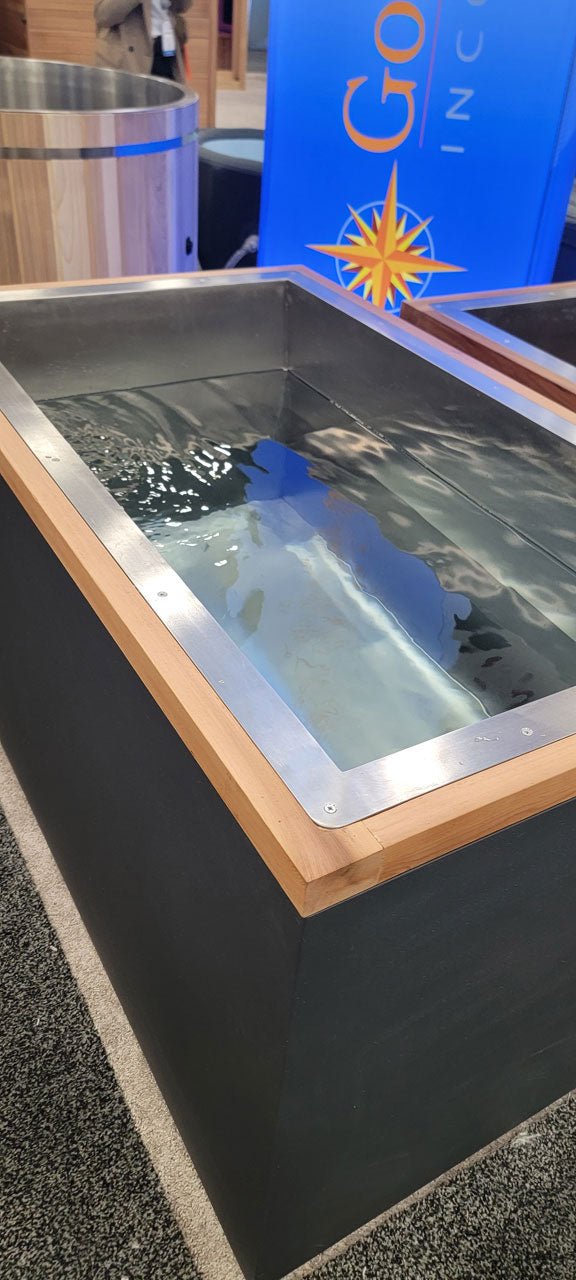 Golden Designs Dynamic Cold Therapy Spa DCT "CUBOID" 304 Stainless Steel (Standard) Cold Tub - The Sauna Solution LLC