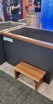 Golden Designs Dynamic Cold Therapy Spa DCT "CUBOID" 304 Stainless Steel (XL) Cold Tub - The Sauna Solution LLC