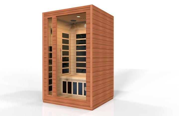 Golden Designs Dynamic "Cordoba" 2 - Person Low EMF FAR Infrared Sauna - The Sauna Solution