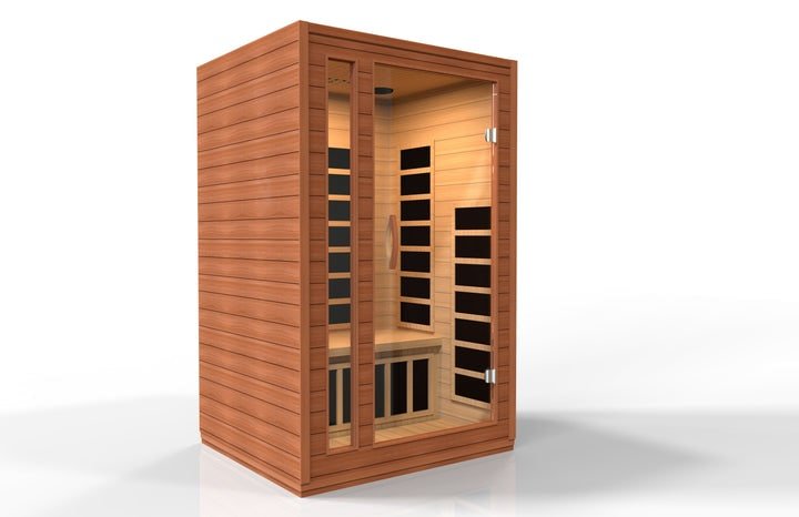 Golden Designs Dynamic "Cordoba" 2 - Person Low EMF FAR Infrared Sauna - The Sauna Solution LLC