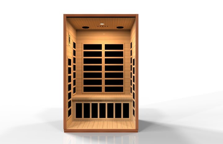 Golden Designs Dynamic "Cordoba" 2 - Person Low EMF FAR Infrared Sauna - The Sauna Solution