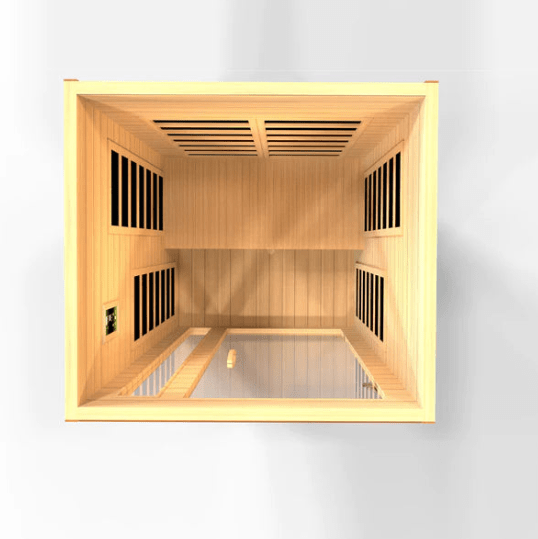 Golden Designs Dynamic "Cordoba Elite" 2 - Person Ultra Low EMF FAR Infrared Sauna - The Sauna Solution LLC