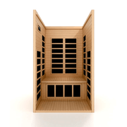 Golden Designs Dynamic "Gracia" 1 - 2 Person Low EMF FAR Infrared Sauna - The Sauna Solution LLC