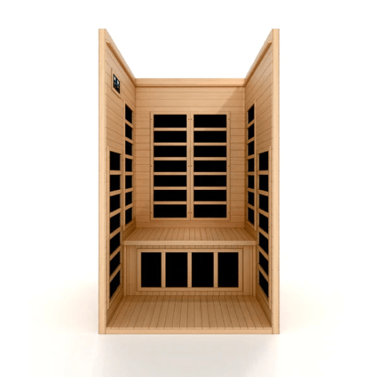 Golden Designs Dynamic "Gracia" 1 - 2 Person Low EMF FAR Infrared Sauna - The Sauna Solution