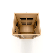 Golden Designs Dynamic "Gracia" 1 - 2 Person Low EMF FAR Infrared Sauna - The Sauna Solution LLC