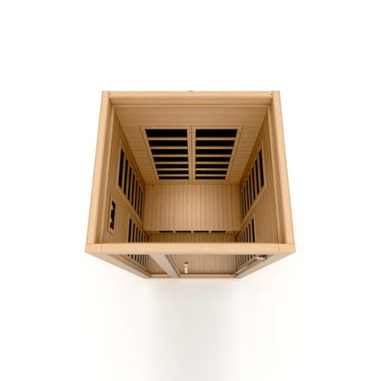 Golden Designs Dynamic "Gracia" 1 - 2 Person Low EMF FAR Infrared Sauna - The Sauna Solution