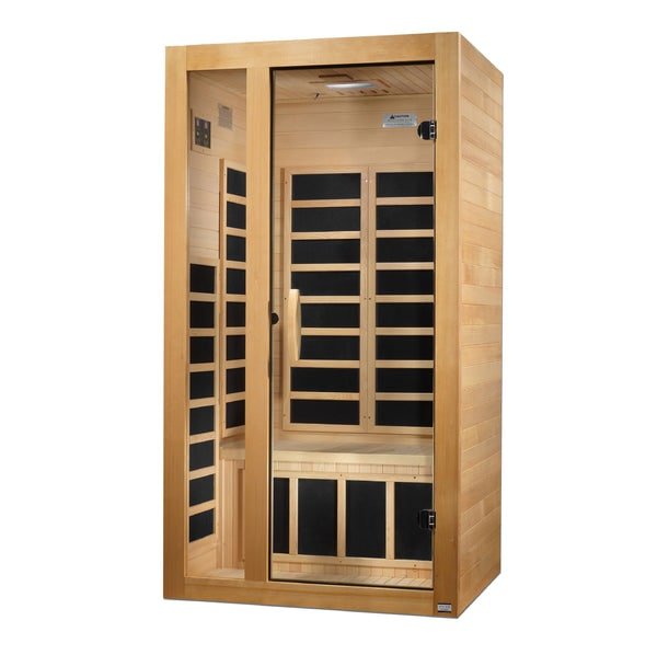 Golden Designs Dynamic "Gracia" 1 - 2 Person Low EMF FAR Infrared Sauna - The Sauna Solution