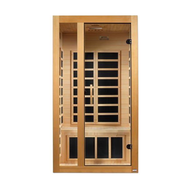 Golden Designs Dynamic "Gracia" 1 - 2 Person Low EMF FAR Infrared Sauna - The Sauna Solution