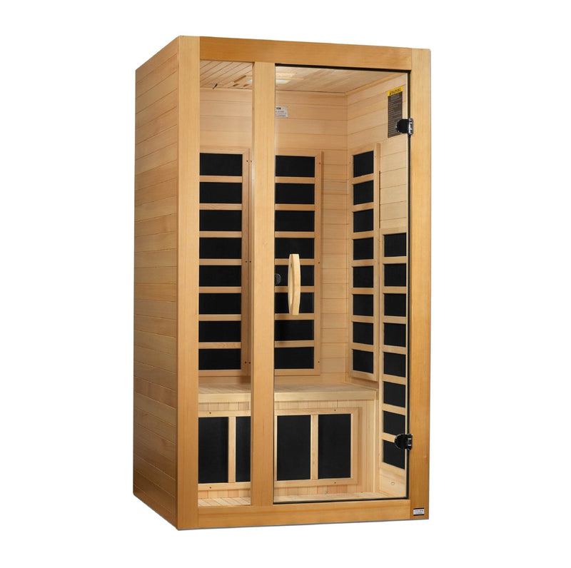Golden Designs Dynamic "Gracia" 1 - 2 Person Low EMF FAR Infrared Sauna - The Sauna Solution LLC