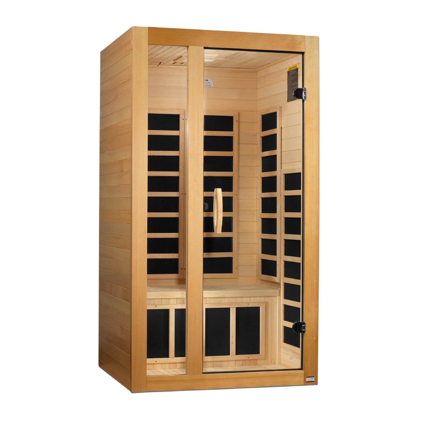 Golden Designs Dynamic "Gracia" 1 - 2 Person Low EMF FAR Infrared Sauna - The Sauna Solution