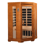 Golden Designs Dynamic "Heming" 2 - Person Low EMF FAR Infrared Sauna - The Sauna Solution LLC