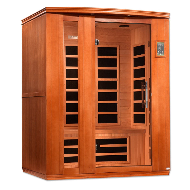 Golden Designs Dynamic "Lugano" 3 - Person Low EMF FAR Infrared Sauna - The Sauna Solution LLC