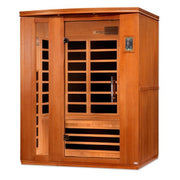 Golden Designs Dynamic "Lugano Elite" 3 - Person Ultra Low EMF FAR Infrared Sauna - The Sauna Solution LLC