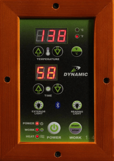 Golden Designs Dynamic "Lugano Elite" 3 - Person Ultra Low EMF FAR Infrared Sauna - The Sauna Solution LLC