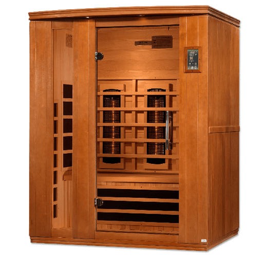 Golden Designs Dynamic "Lugano Full Spectrum" 3 - Person Full Spectrum Infrared Sauna - The Sauna Solution LLC