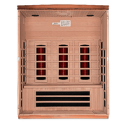 Golden Designs Dynamic "Lugano Full Spectrum" 3 - Person Full Spectrum Infrared Sauna - The Sauna Solution LLC