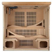 Golden Designs Dynamic "Monaco" 6 - person Ultra Low EMF FAR Infrared Sauna - The Sauna Solution LLC