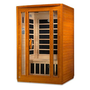 Golden Designs Dynamic "San Marino" 2 - Person Low EMF FAR Infrared Sauna - The Sauna Solution LLC