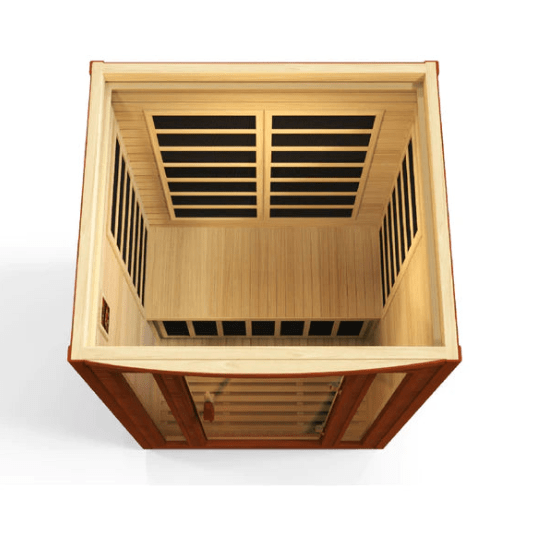 Golden Designs Dynamic "San Marino" 2 - Person Low EMF FAR Infrared Sauna - The Sauna Solution LLC