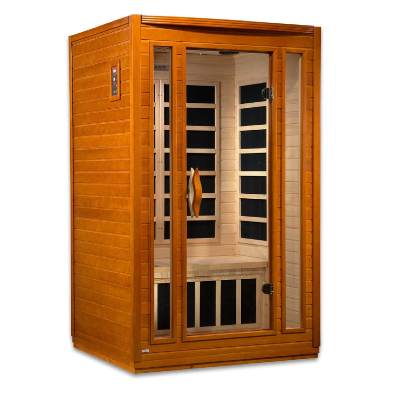 Golden Designs Dynamic "San Marino" 2 - Person Low EMF FAR Infrared Sauna - The Sauna Solution LLC