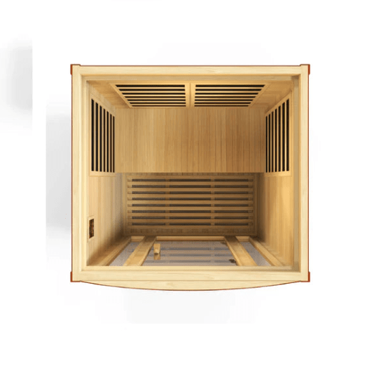 Golden Designs Dynamic "San Marino" 2 - Person Low EMF FAR Infrared Sauna - The Sauna Solution