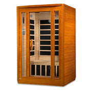 Golden Designs Dynamic "San Marino Elite" 2 - Person Ultra Low EMF FAR Infrared Sauna - The Sauna Solution LLC