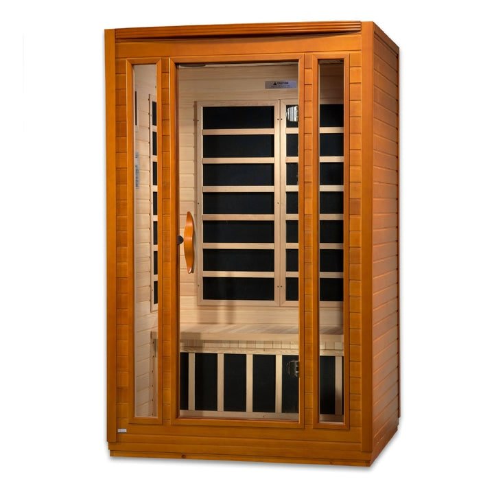 Golden Designs Dynamic "San Marino Elite" 2 - Person Ultra Low EMF FAR Infrared Sauna - The Sauna Solution