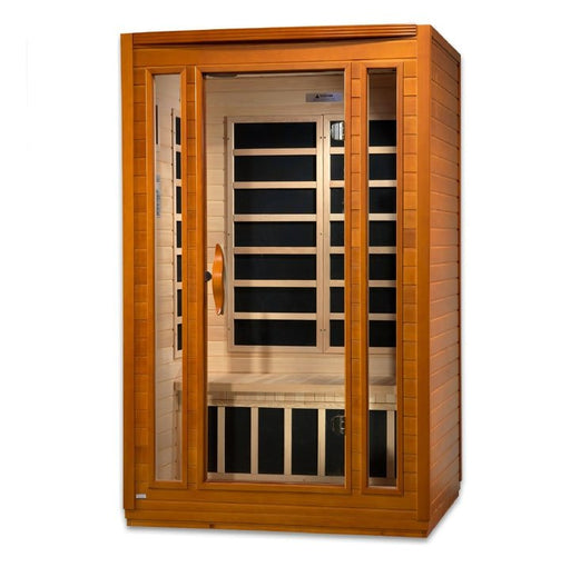Golden Designs Dynamic "San Marino Elite" 2 - Person Ultra Low EMF FAR Infrared Sauna - The Sauna Solution LLC