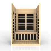 Golden Designs Dynamic "Santiago" 2 - Person Low EMF Infrared Sauna - The Sauna Solution LLC