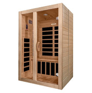 Golden Designs Dynamic "Santiago" 2 - Person Low EMF Infrared Sauna - The Sauna Solution LLC