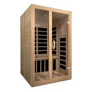 Golden Designs Dynamic "Santiago" 2 - Person Low EMF Infrared Sauna - The Sauna Solution LLC