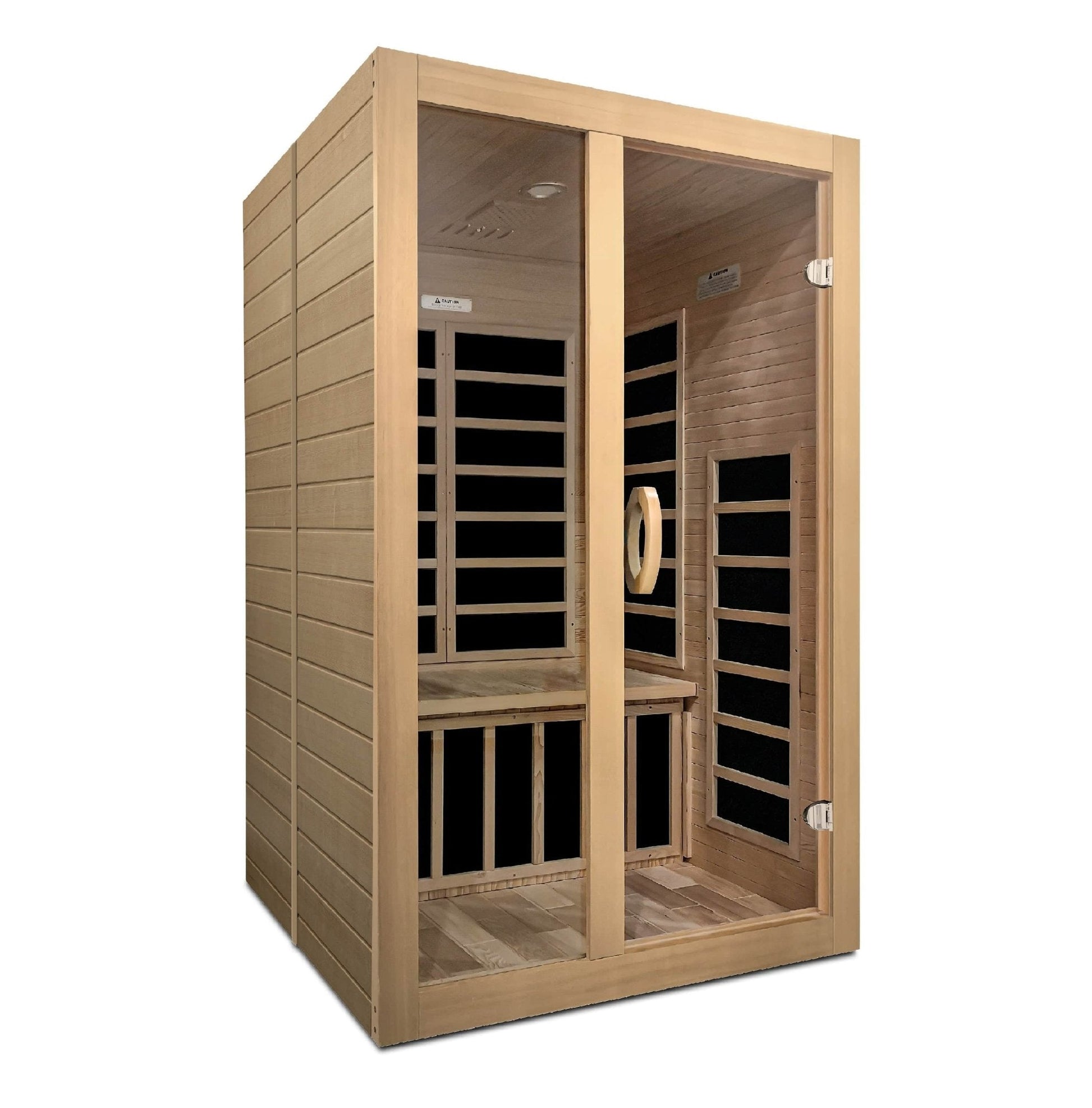 Golden Designs Dynamic "Santiago" 2 - Person Low EMF Infrared Sauna - The Sauna Solution