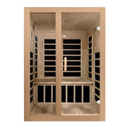 Golden Designs Dynamic "Santiago" 2 - Person Low EMF Infrared Sauna - The Sauna Solution LLC