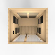 Golden Designs Dynamic "Santiago" 2 - Person Low EMF Infrared Sauna - The Sauna Solution LLC