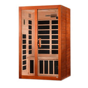 Golden Designs Dynamic "Santiago Elite" 2 - Person Ultra Low EMF FAR Infrared Sauna - The Sauna Solution LLC