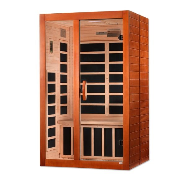 Golden Designs Dynamic "Santiago Elite" 2 - Person Ultra Low EMF FAR Infrared Sauna - The Sauna Solution