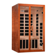 Golden Designs Dynamic "Santiago Elite" 2 - Person Ultra Low EMF FAR Infrared Sauna - The Sauna Solution LLC