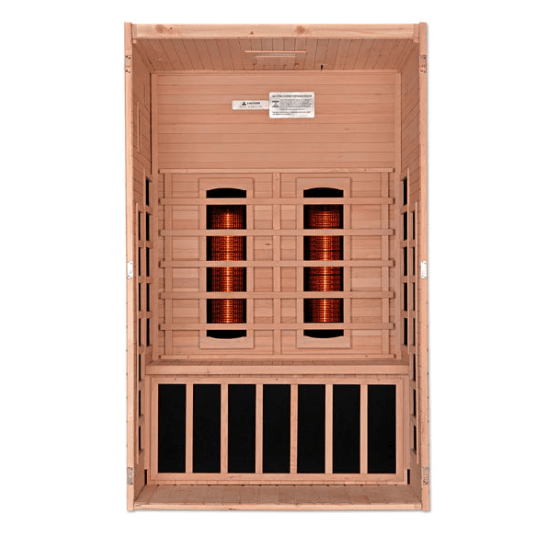 Golden Designs Dynamic "Santiago Full Spectrum" 2 - Person Full Spectrum Infrared Sauna - The Sauna Solution
