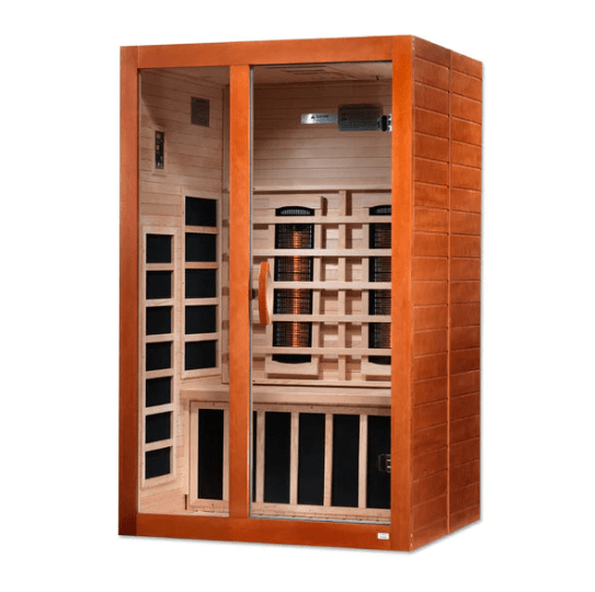 Golden Designs Dynamic "Santiago Full Spectrum" 2 - Person Full Spectrum Infrared Sauna - The Sauna Solution
